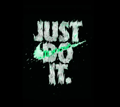 Just Do It - Nike in Dark Green