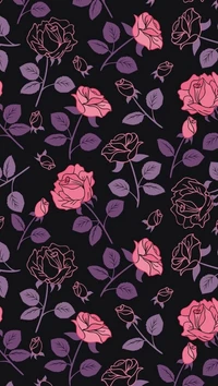 flor, rosa, roxo