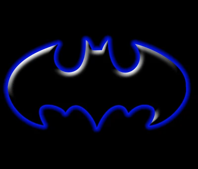 batman, bleu, logo