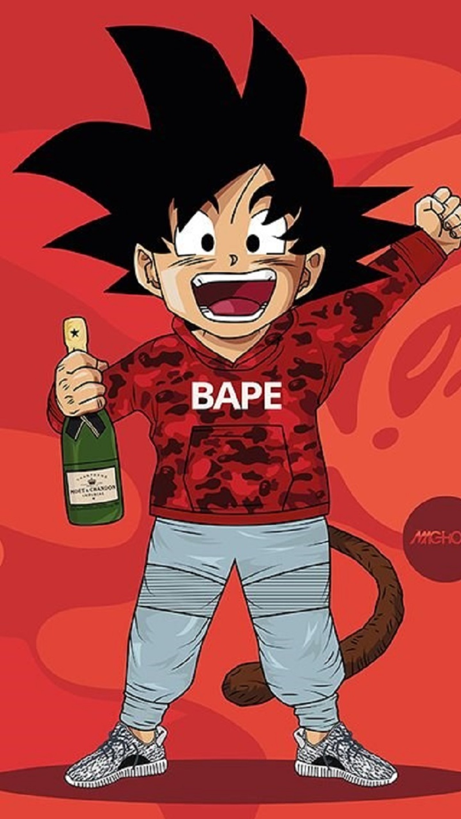 Téléchargez le fond d'écran bape, dragon ball