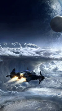 spaceship, star citizen wallpaper