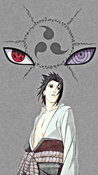 anime, naruto, rennigan, sasuke, sharingan