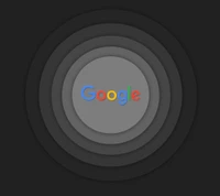 sombre, google, gris, logo, matériau