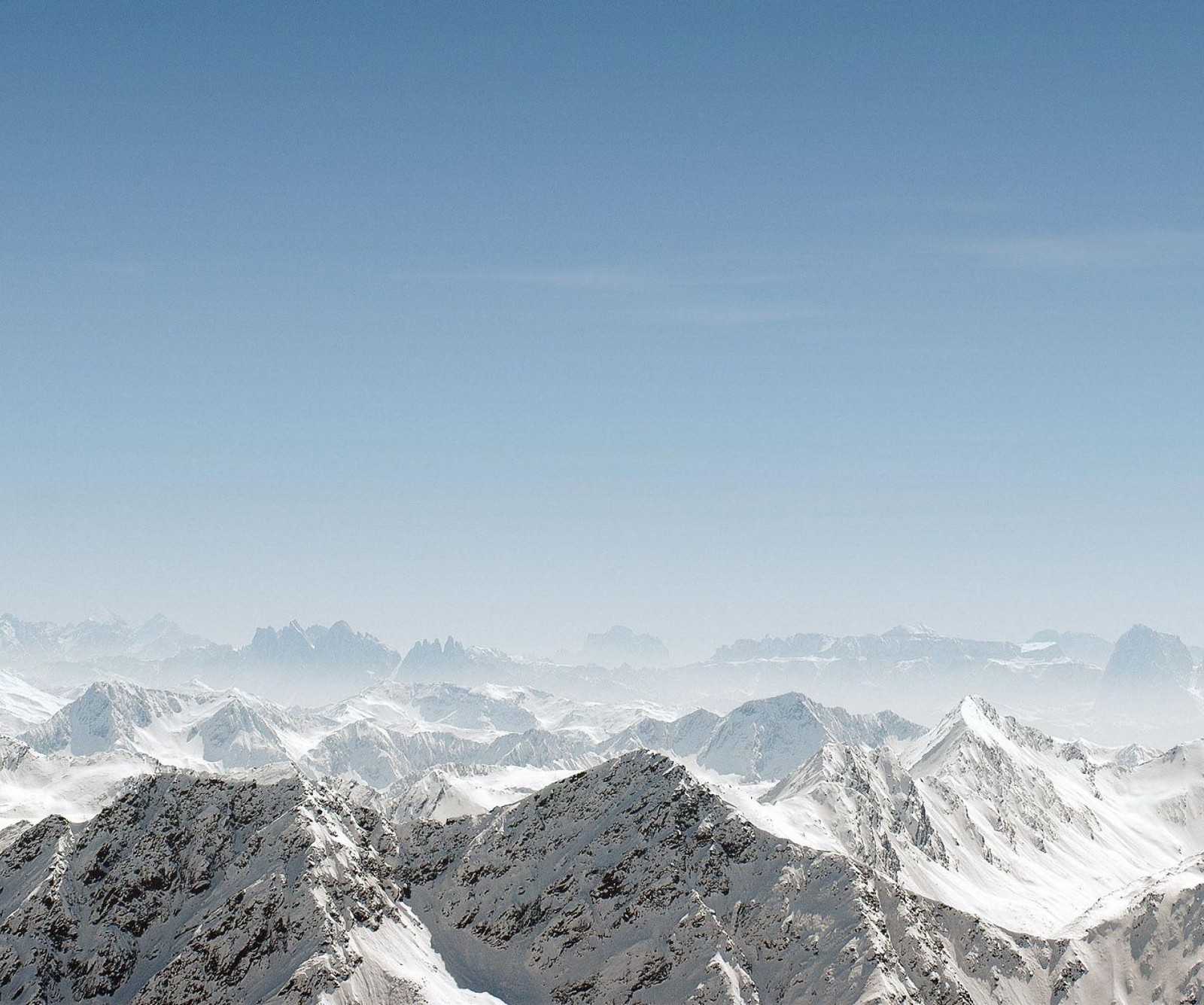 Lade hd, hügel, berge, himmel, schnee Hintergrund herunter