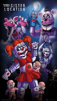 Five Nights at Freddy's: Sister Location – The Haunting Cast of Animatronics