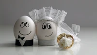 bridegroom, bride, wedding, easter egg, comfort food wallpaper