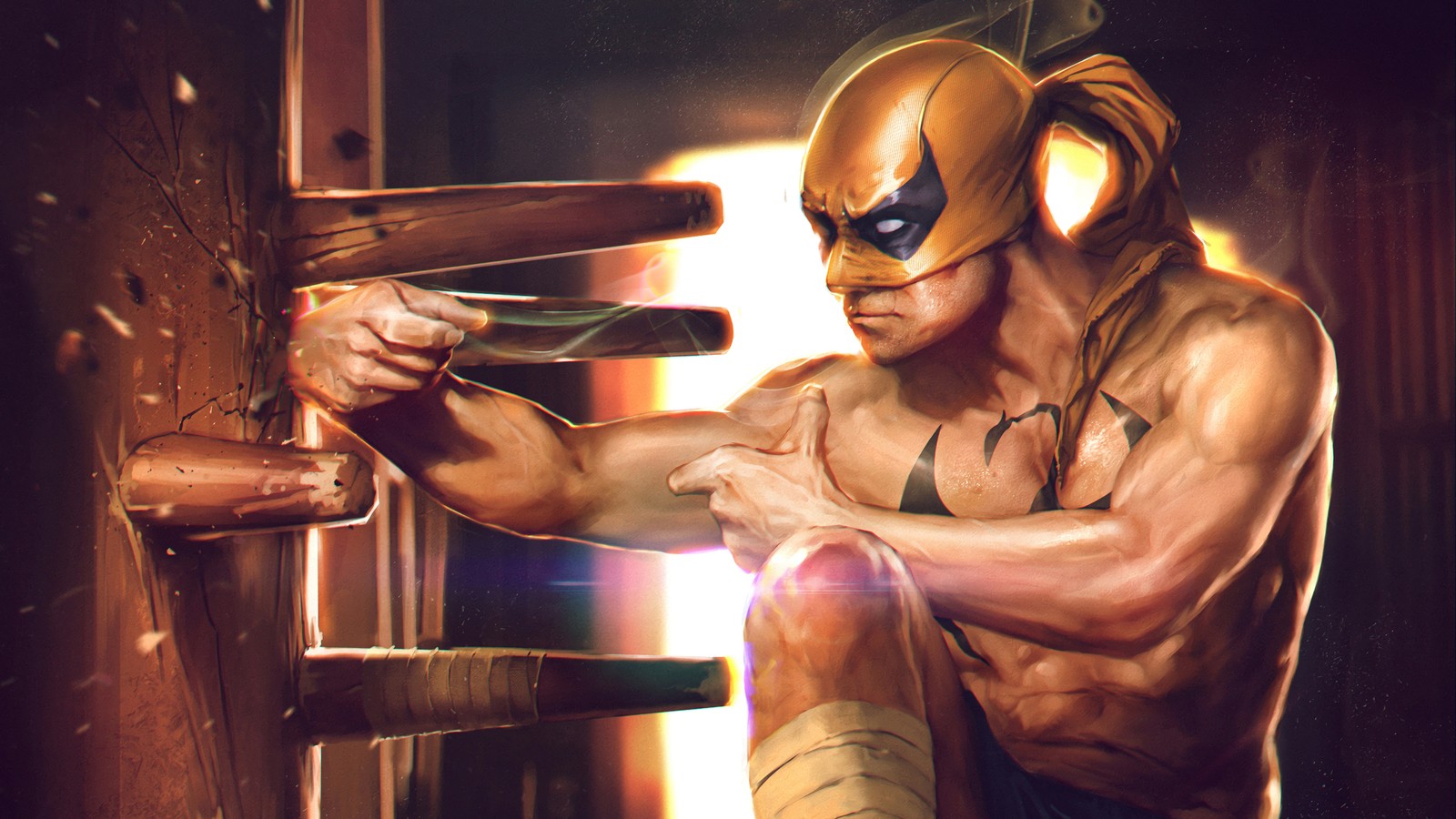 Téléchargez le fond d'écran iron fist, marvel comics, bandes dessinées