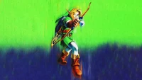 Link in Action: Iconic Artwork from The Legend of Zelda