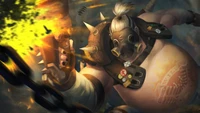 Roadhog Desatado: El temible luchador de Overwatch