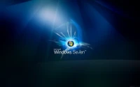 windows 7, microsoft windows, light, graphic design, logo