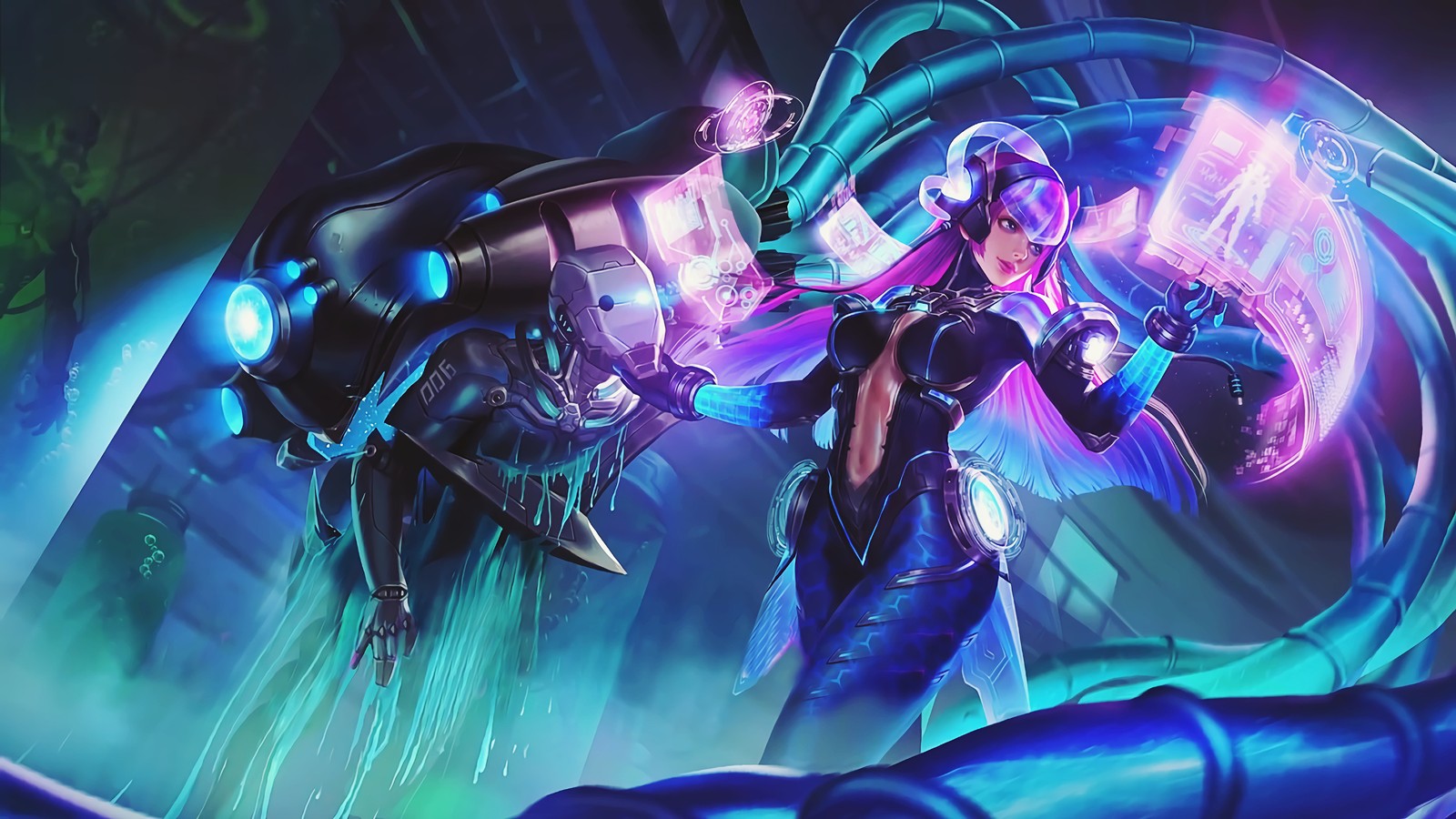 Lade selena, mobile legends, videospiel Hintergrund herunter