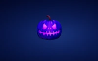 purple, violet, pumpkin, halloween, darkness wallpaper