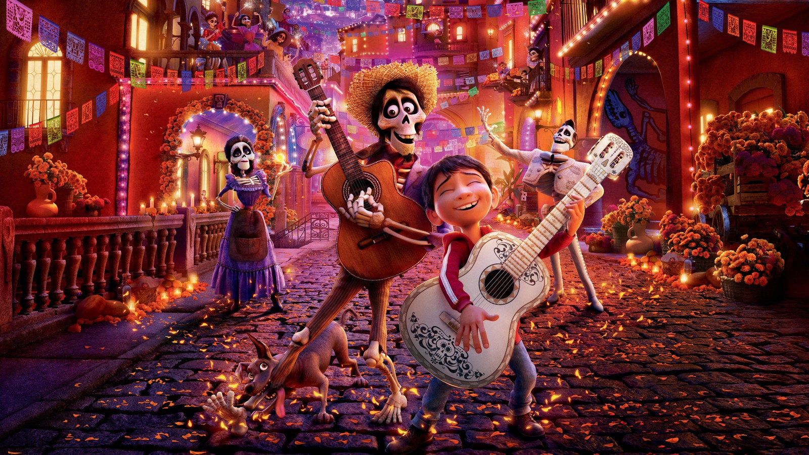 Скачать обои коко, coco, любовь, пиксар, pixar