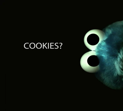 Le monstre des cookies de Sesame Street demandant des cookies