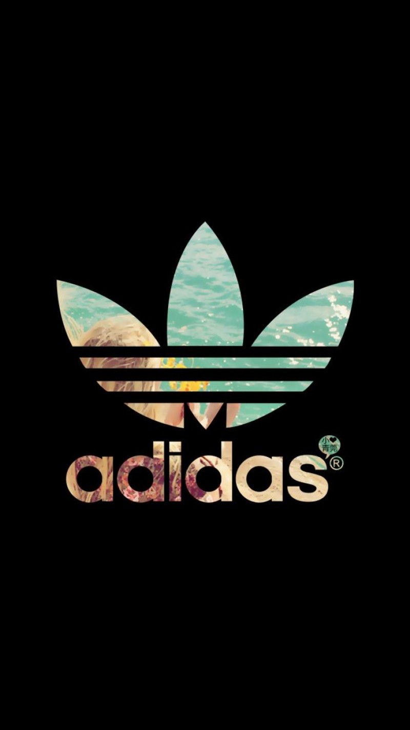 Логотип adidas на черном фоне с ярким фоном (чёрный, бренд, одежда, мода, логотип)