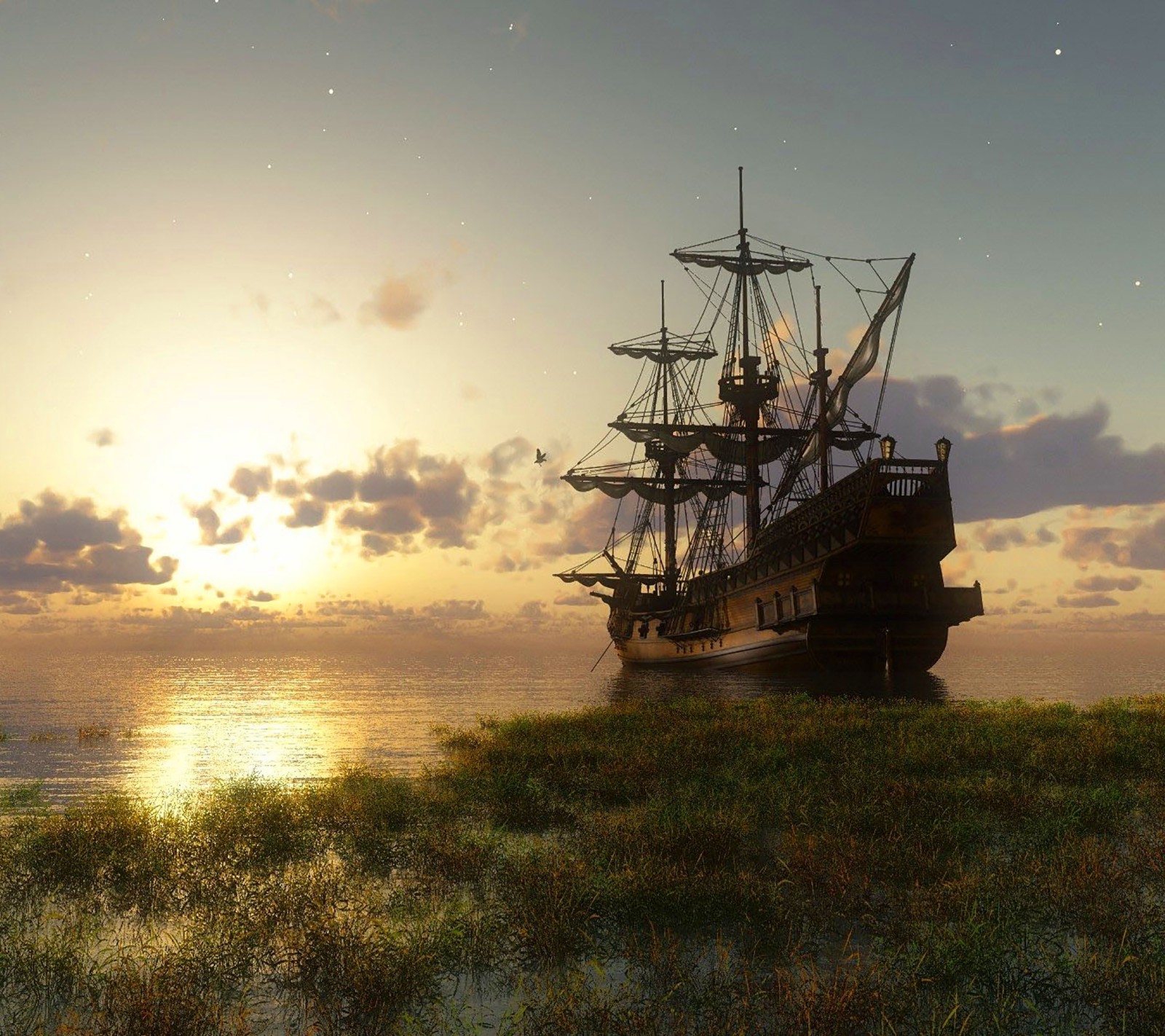 hd, ship wallpaper