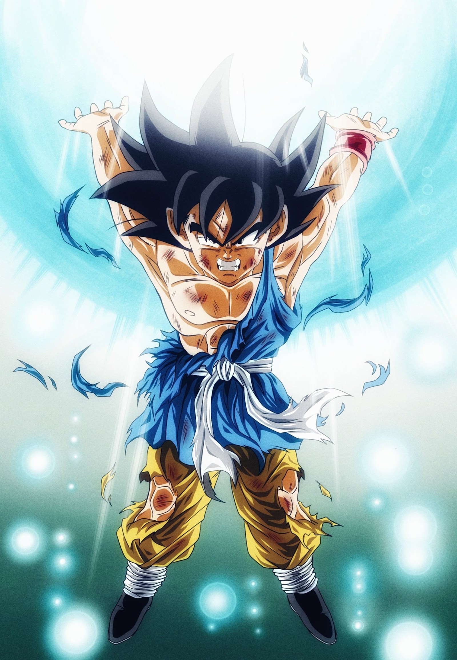 Скачать обои аниме, anime, goku