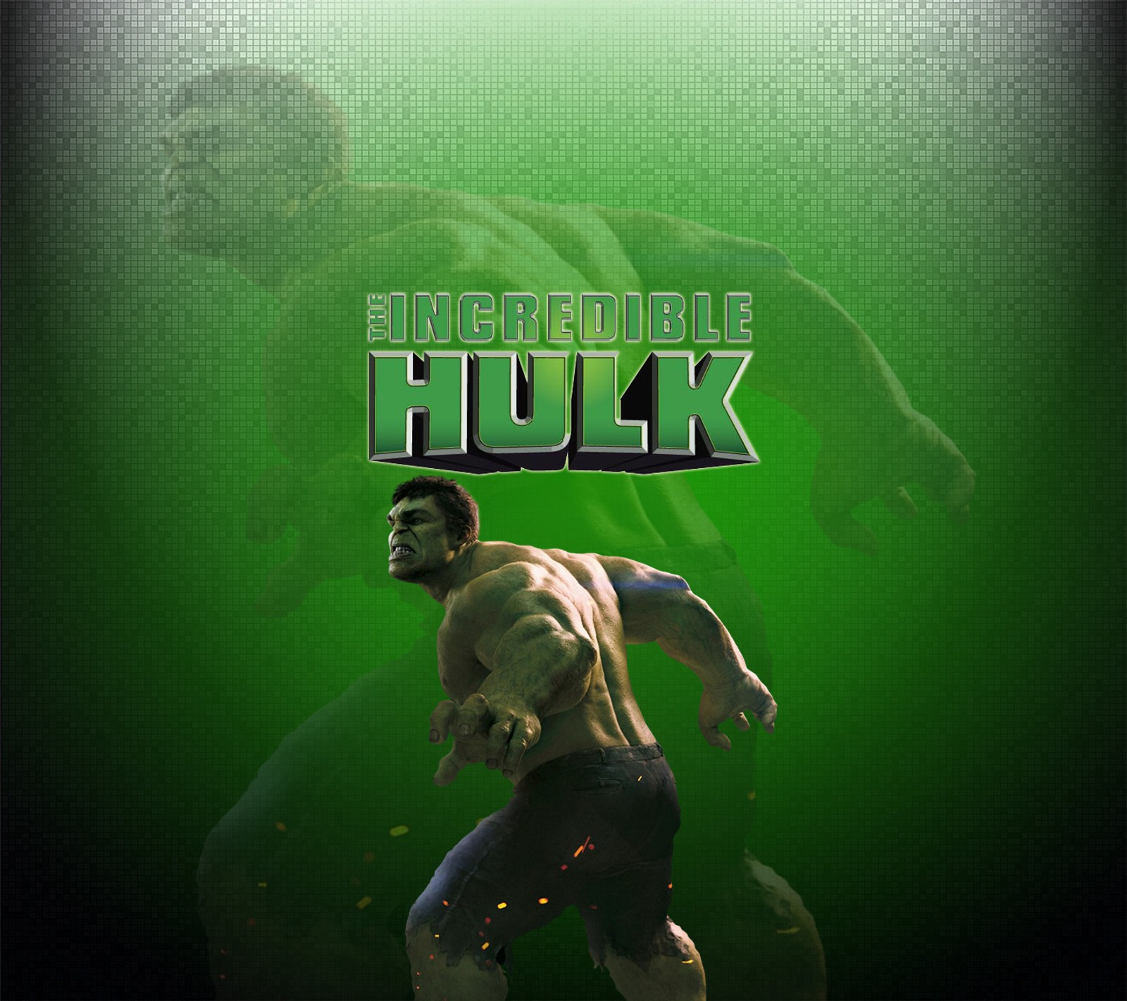 Hulk dans le film l'incroyable hulk (avengers, génial, vert, hulk, nouveau)