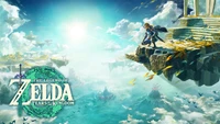 the legend of zelda tears of the kingdom, video game wallpaper