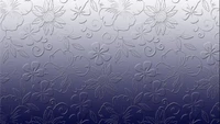 Elegant Blue Floral Pattern with Frosted Texture