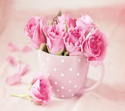 cup, of, roses