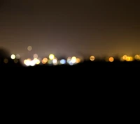 bokeh, city, czestochowa, dark, lights wallpaper