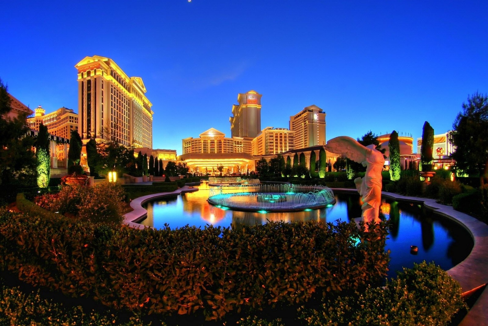 Скачать обои caesars place, лас вегас, las vegas