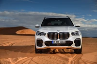 BMW X5 en un paisaje desértico: lujo se encuentra con aventura