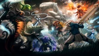 Epic Battle of Mythical Heroes in Dota 2