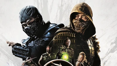 Mortal Kombat 2021: Sub Zero gegen Scorpion - Episches Filmplakat