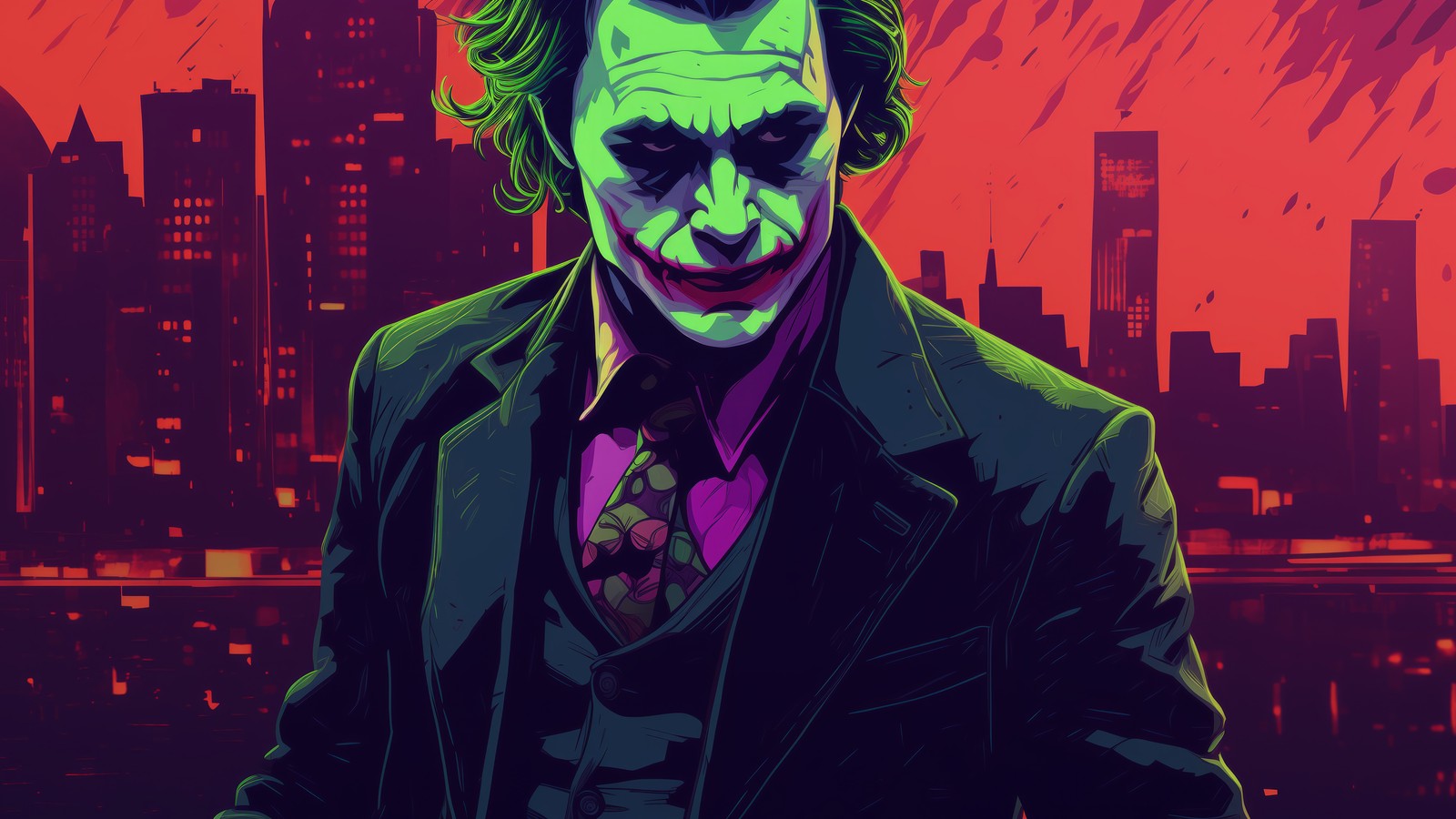 Baixar papel de parede coringa, joker, quadrinhos