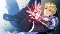 Genos in Action: Unleashing Power in One Punch Man