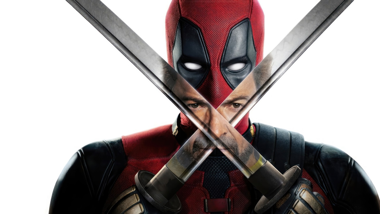 deadpool, katana, poster, deadpool amp wolverine, movie wallpaper