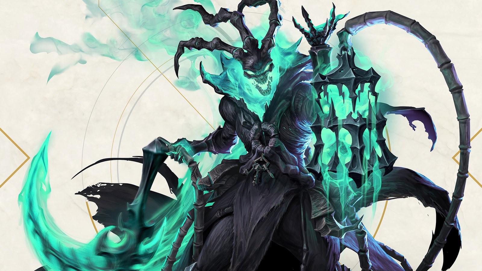 thresh, league of legends, lol, video game wallpaper