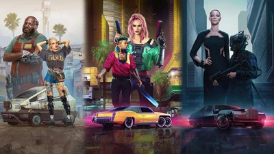 Cyberpunk 2077 Lifepaths: Nomad, Streetkid, and Corpo Characters