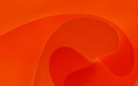 Vibrant Orange Swirl: A Modern Artistic Interpretation