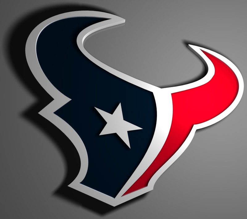 Близкий план логотипа texans на сером фоне (футбол, хьюстон, houston, хьюстон тексанс, houston texans)