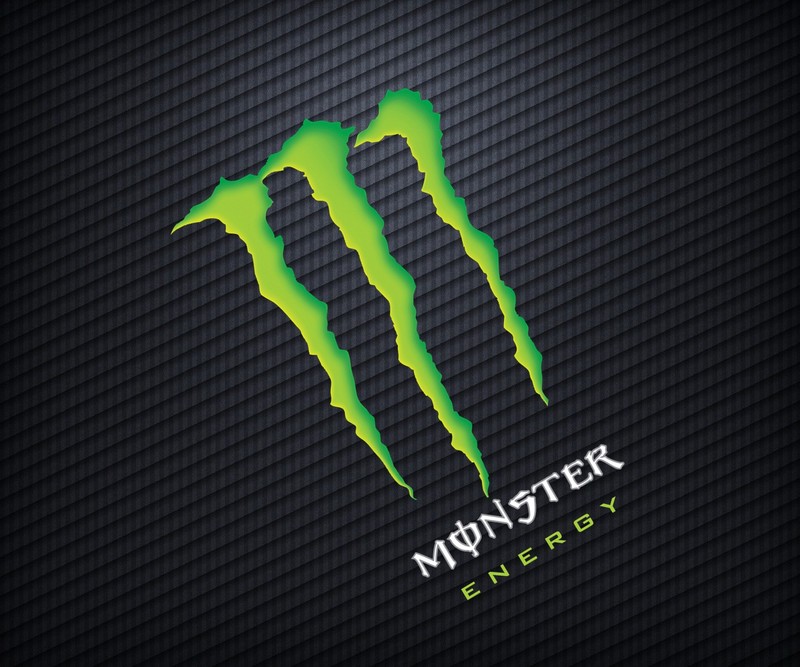 Логотип monster energy на черном фоне (энергия, зелёный, логотип, монстр)