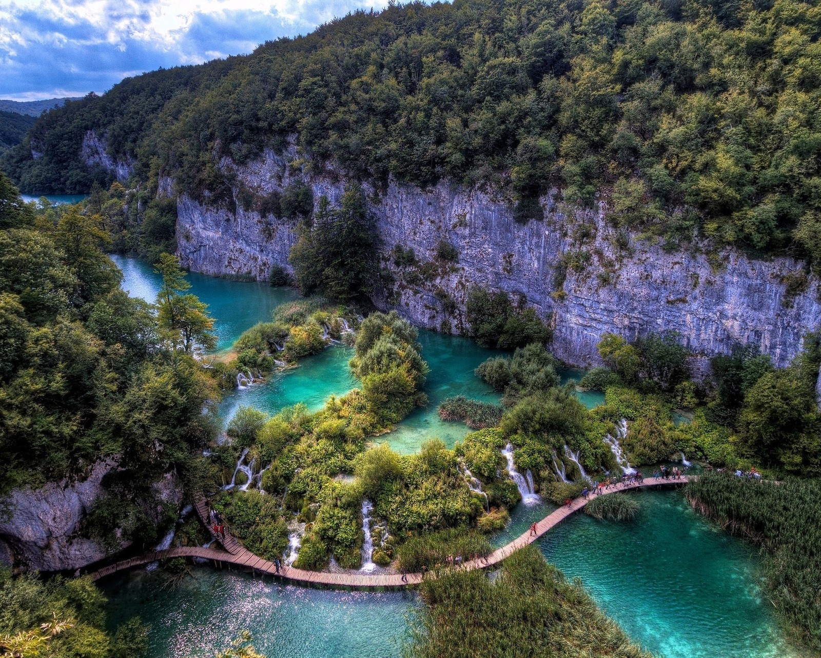 cliffs, croatia, field, hills, landscape Download Wallpaper