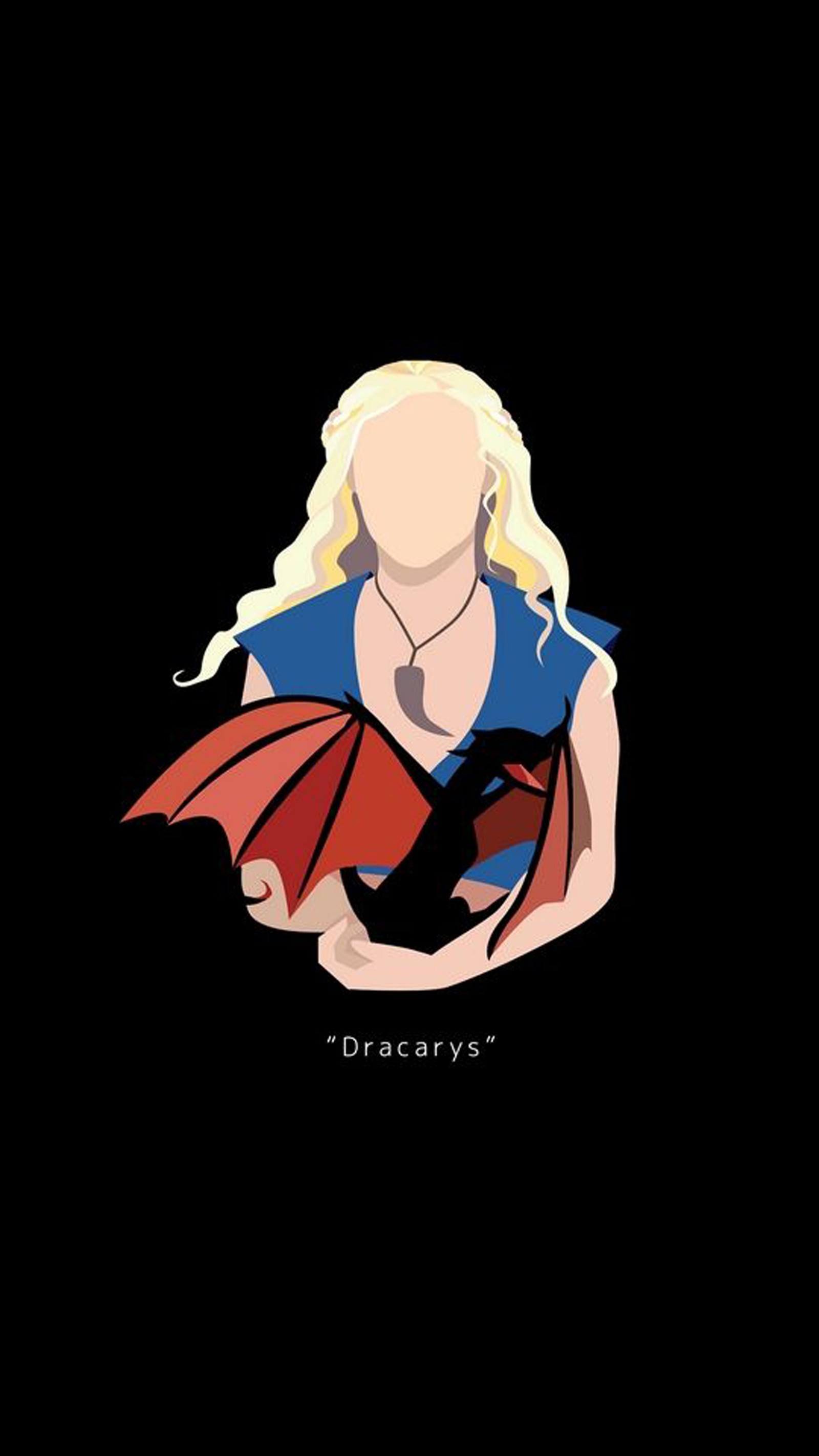 Una mujer con un dragón en su hombro y un collar (amoled, dracarys, dragón, juego, minimalista)