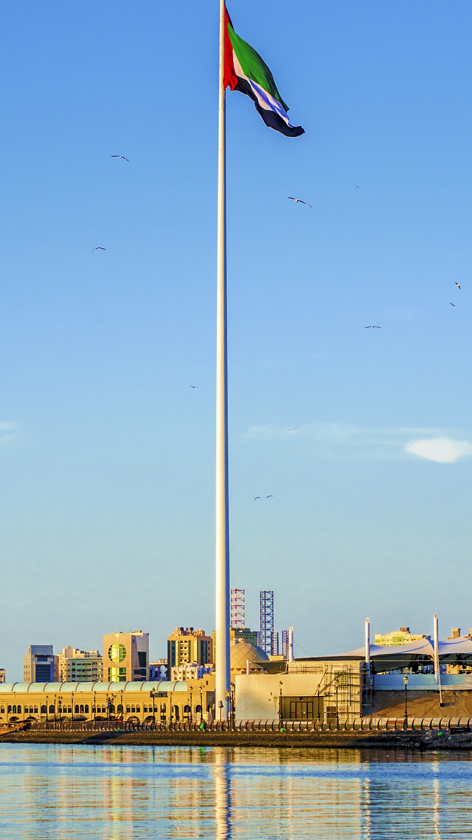 dubai, flag, khallidnoorphotography, landscape, uae Download Wallpaper