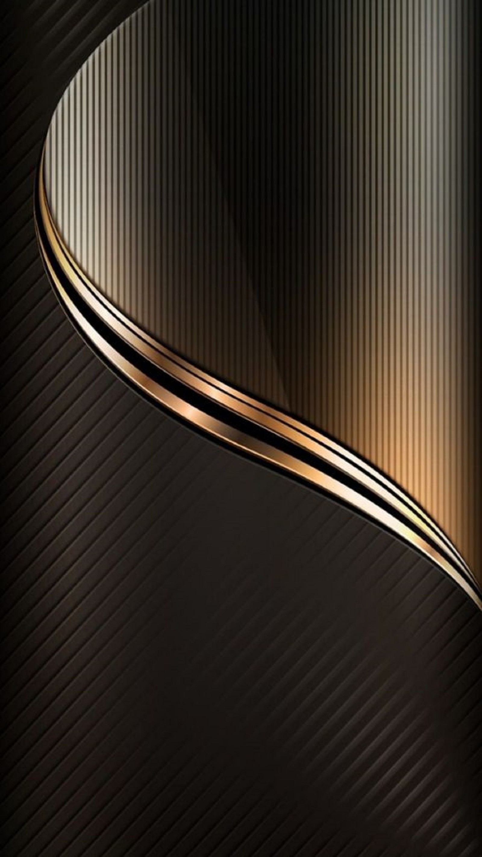 abstract, black gold edge wallpaper