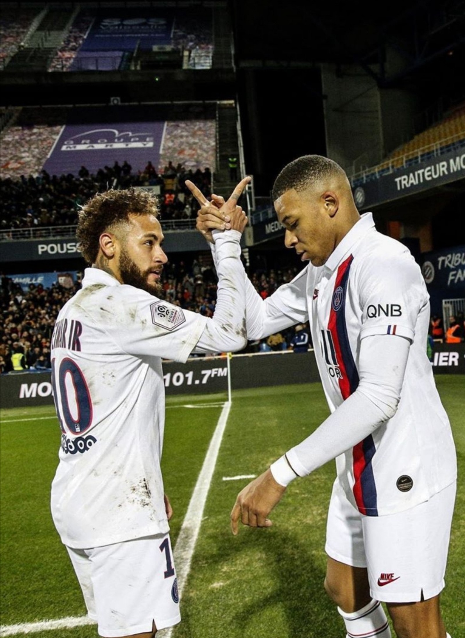 Téléchargez le fond d'écran football, futbol, kilian, mbappé, mbappe y neymar