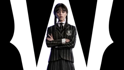 wednesday series, tv series, netflix, 2022, wednesday addams