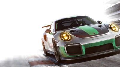 Porsche 911 GT2 гоняет по динамичной трассе в Forza Motorsport 7 на Xbox One