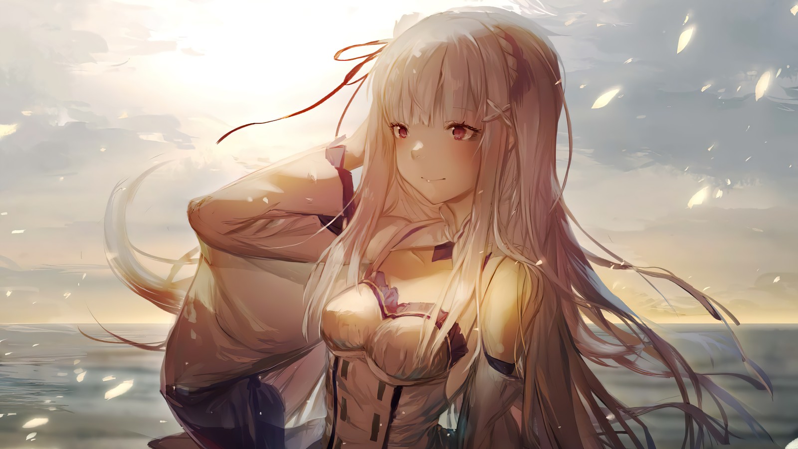 emilia, re zero, anime, re zero starting life in another world, re zero kara hajimeru isekai seikatsu Download Wallpaper