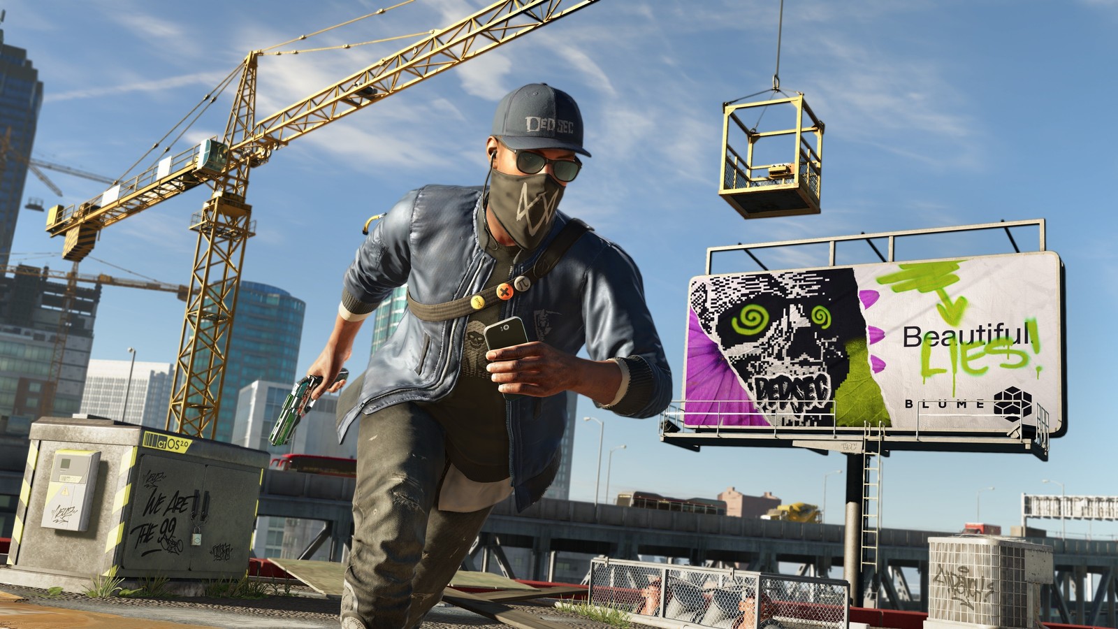 Скачать обои watch dogs 2, playstation 4, ubisoft, xbox one, музыка