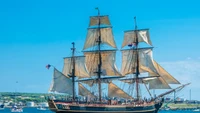 ship, sailing ship, tall ship, flagship, east indiaman