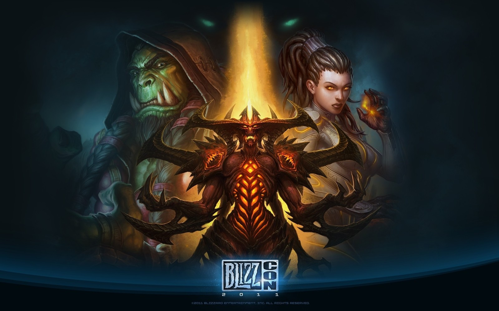 Lade diablo iii, diablo ii, blizzcon, tyrael, diablo Hintergrund herunter