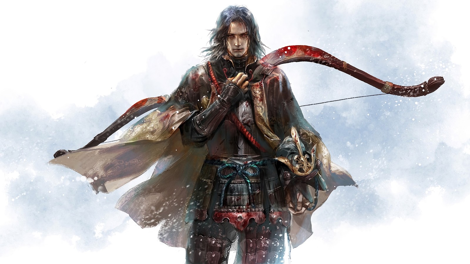 Скачать обои sekiro shadows die twice, видеоигра, босс, genichiro ashina